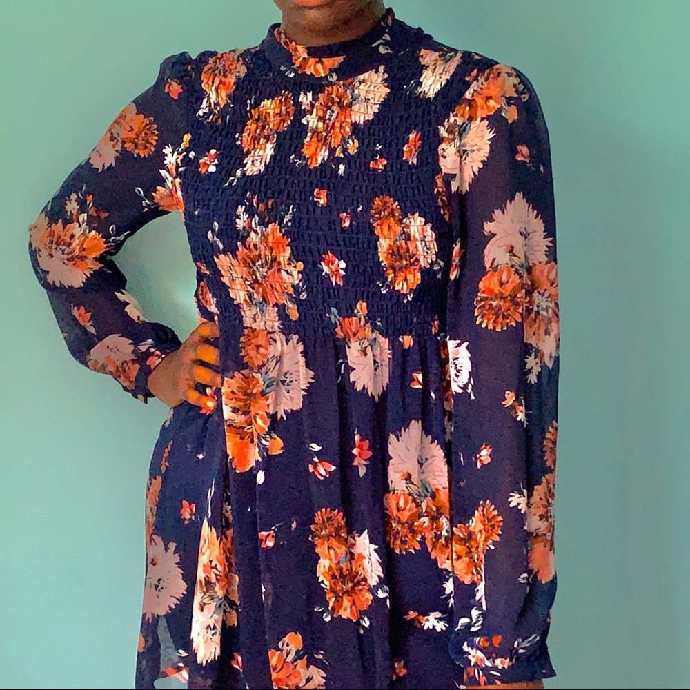 As U Wish Floral Dress